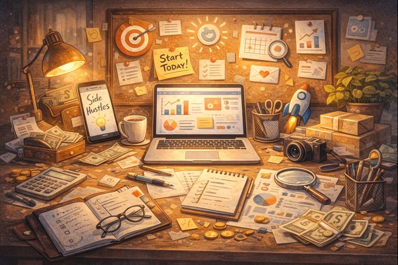 25 Side Hustle Ideas to Earn Extra Income Without Quitting Your Full-Time Job. Part 1