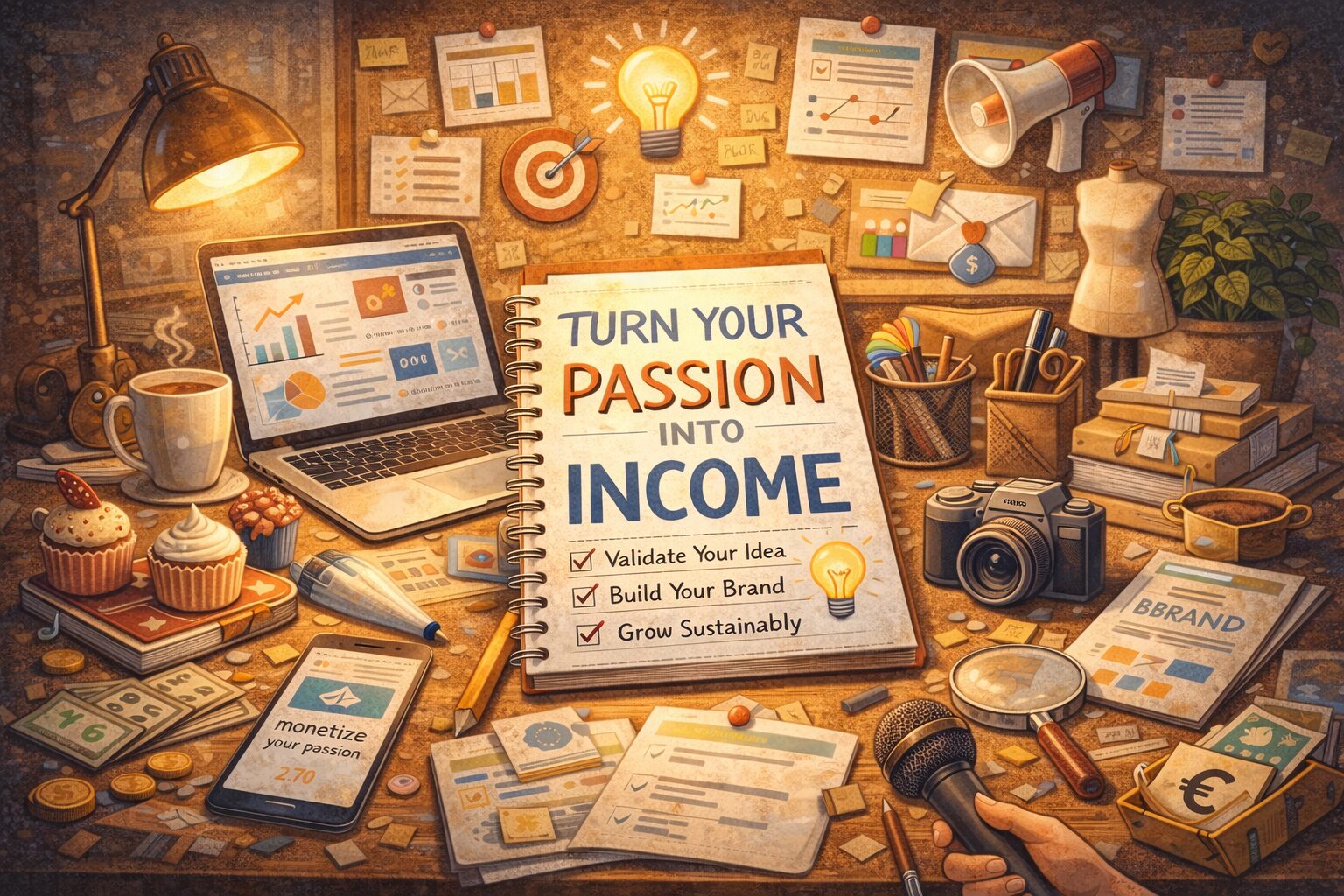 From Passion to Income: A Step-by-Step Manual to Monetize What You Love